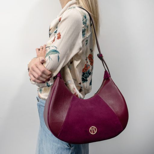 Goccia - Leather hobo bag
