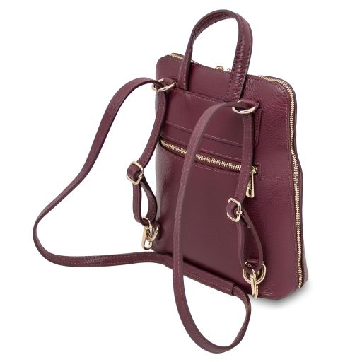 TL Bag - Small leather backpack for women