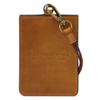 Porte-badge en cuir