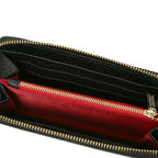 Financier - Exclusive zip around leather wallet