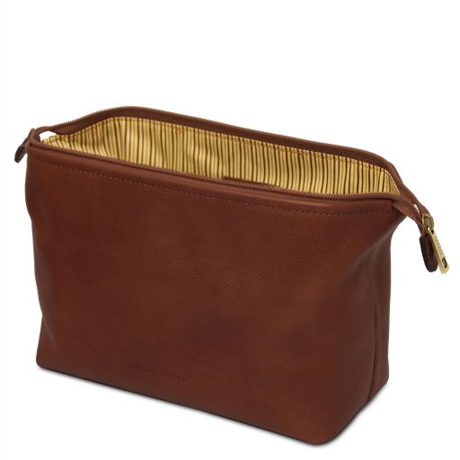 Smarty - Leather toiletry bag - Small size
