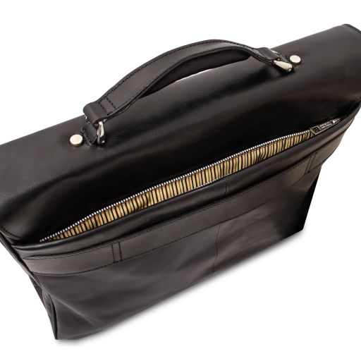 Alessandria - Leather multi compartment TL SMART laptop briefcase