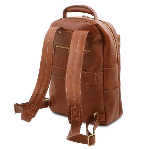 Melbourne - Leather laptop backpack