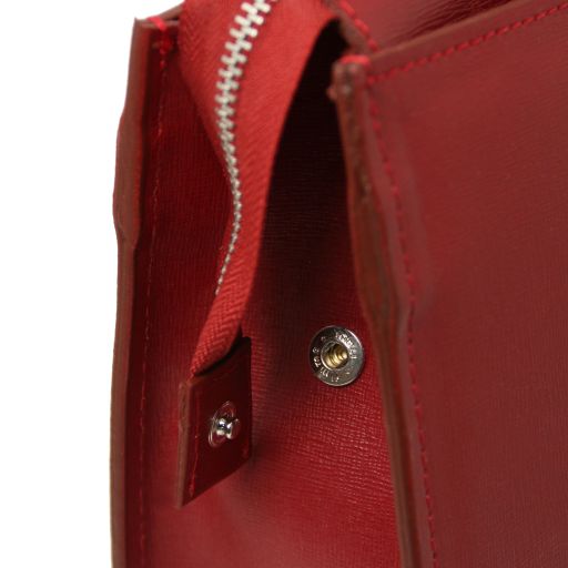 Palermo - Saffiano Leather briefcase 3 compartments for women