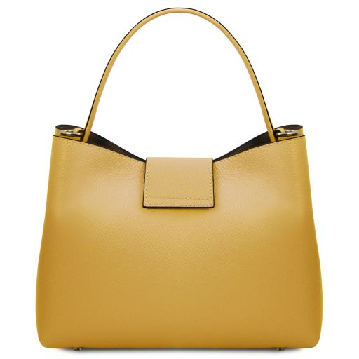 Clio - Leather secchiello bag