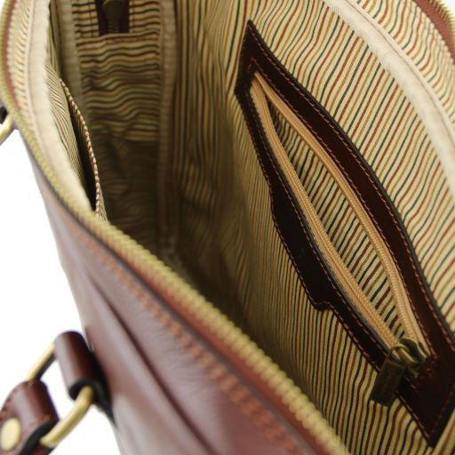 Prato - Elégante serviette pour portable en cuir