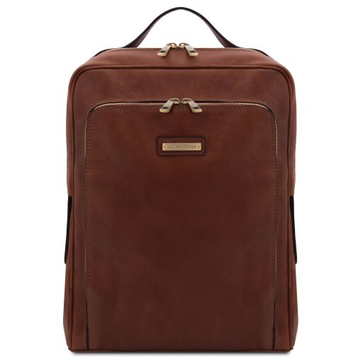 Bangkok - Sac à dos en cuir porte ordinateur