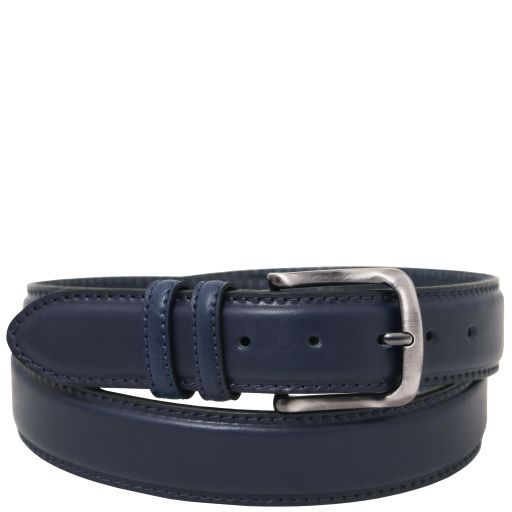 Classic Tuscan padded leather belt 40mm