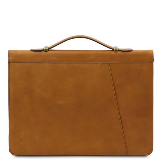 Costantino - Leather document case with handle