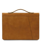 Costantino - Leather document case with handle