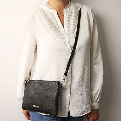 Aria – Italian Leather Clutch Bag