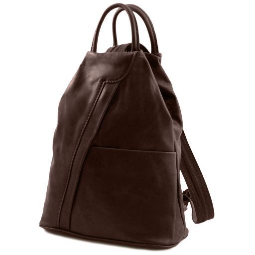 Shanghai - Sac à dos en cuir souple