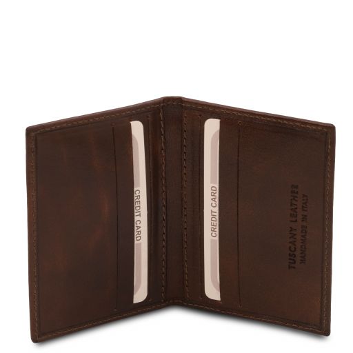 Elégant porte cartes en cuir
