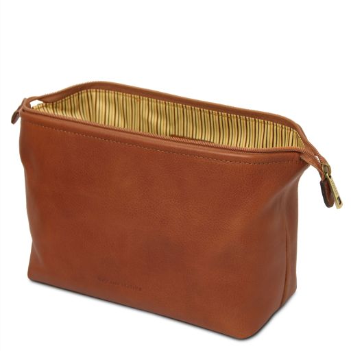 Smarty - Trousse de toilette en cuir - Grand modèle