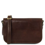 Carmen - Leather shoulder bag with flap