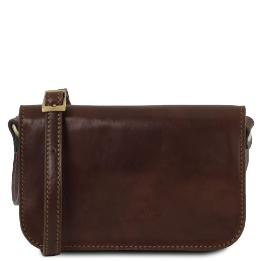 Carmen - Leather shoulder bag with flap