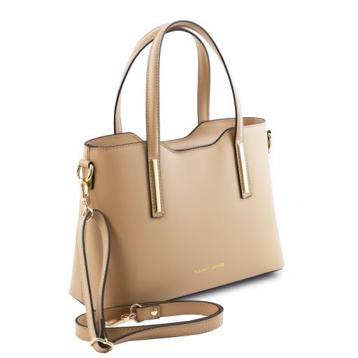Olimpia - Sac cabas en cuir - Petit modèle