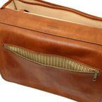 Ancona - Leather messenger bag