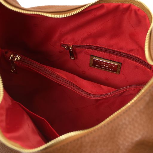 PLENIA — Oversized Leather Shopper Bag