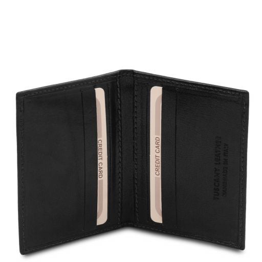 Elégant porte cartes en cuir