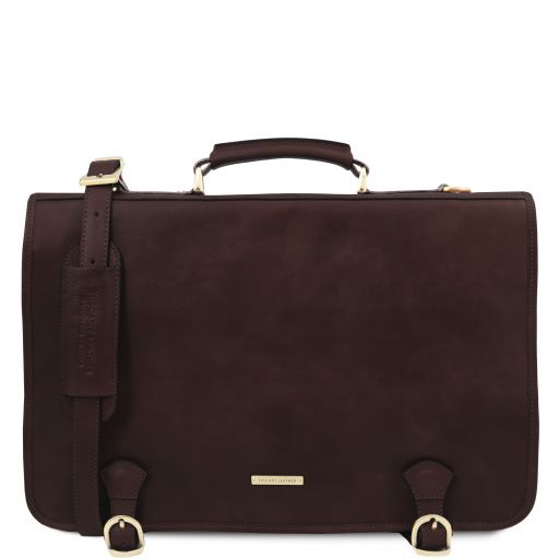 Ancona - Leather messenger bag