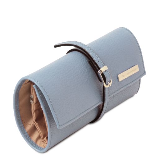 Trousse à bijoux en cuir souple