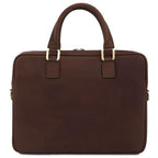 FERRARA – Italian Leather Laptop Briefcase