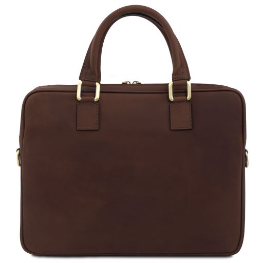 FERRARA – Italian Leather Laptop Briefcase