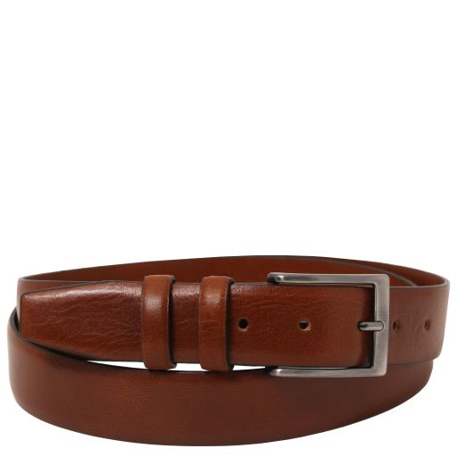 Classic full-grain leather belt 35mm