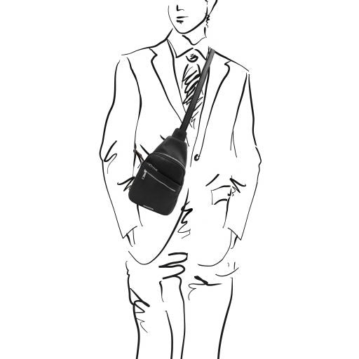 Albert - Sac bandoulière en cuir souple