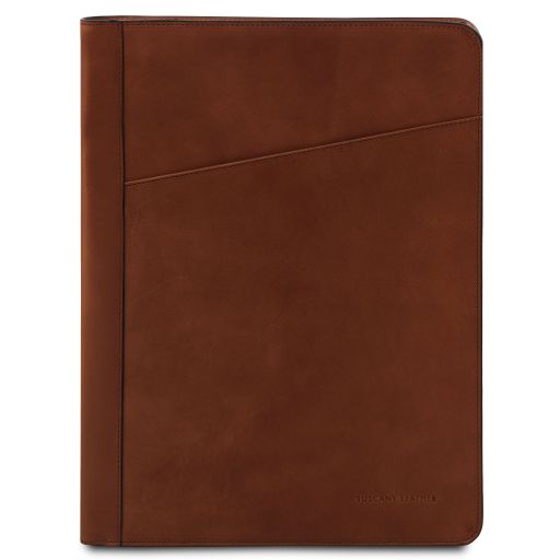 Augusto - Leather document case with ring binder