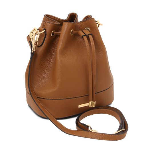 Livia – Italian Leather Bucket Bag