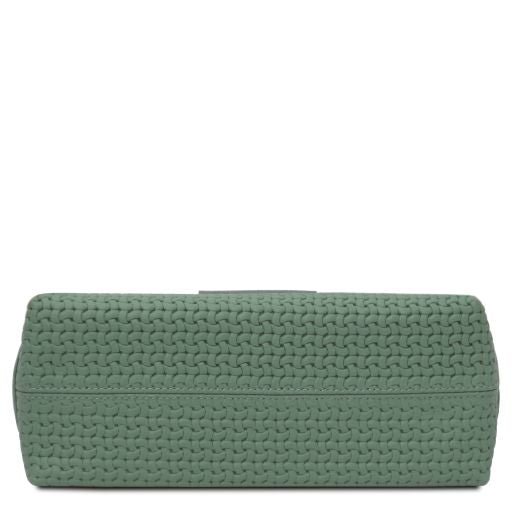 DEDALO — Woven Leather Crossbody Bag