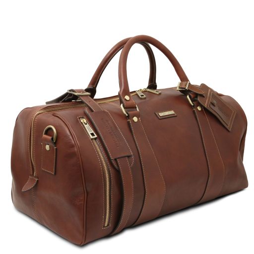 TL Voyager - Travel leather duffle bag - Large size