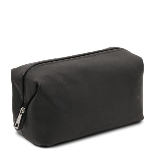 Smarty - Leather toiletry bag - Large size
