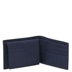 Elégant portefeuille en cuir pour homme avec 3 volets