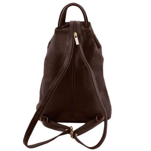 Shanghai - Sac à dos en cuir souple