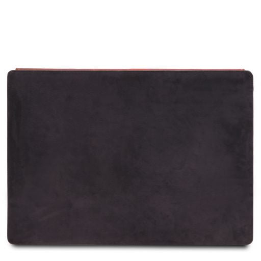Leather desk pad with inner compartment