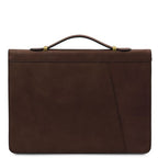 Costantino - Leather document case with handle