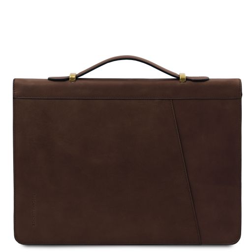 Costantino - Leather document case with handle