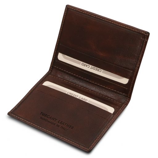 Elégant porte cartes en cuir