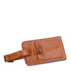 Etiquette de bagage en cuir