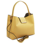 Clio - Leather secchiello bag