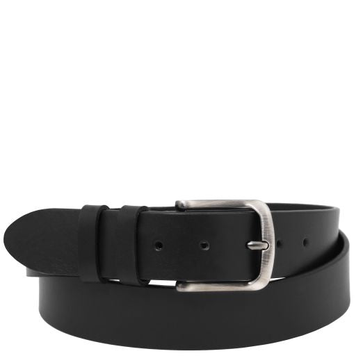Handcrafted leather belt 40mm for jeans Main image