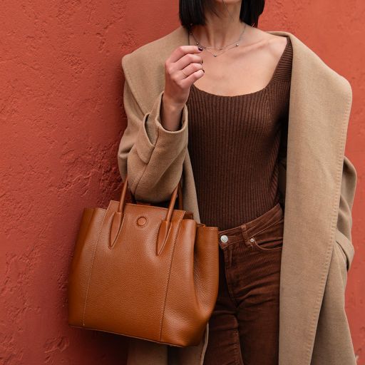Tulipan – Italian Leather Tote Bag