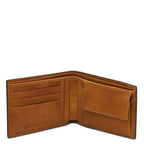 Exclusive 2 fold leather wallet for men with coin pocket