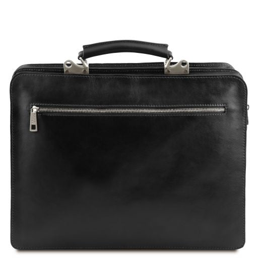 Venezia - Leather briefcase 2 compartments Secondary image