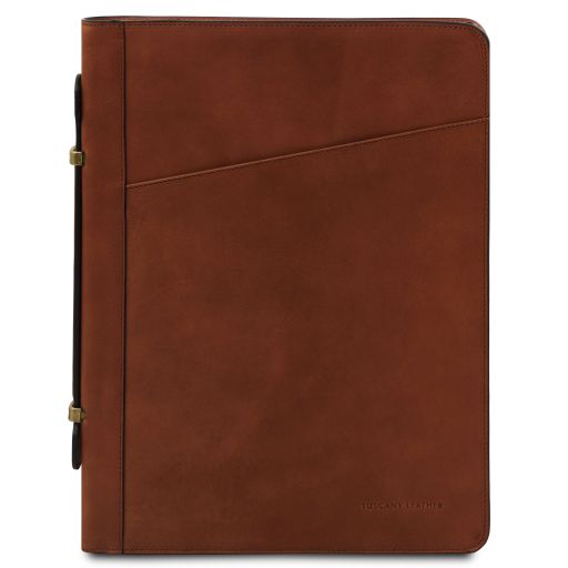 Costantino - Leather document case with handle