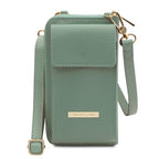 TL Bag - Portefeuille/supporte pour téléphone en cuir avec bandoulière