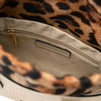 Croque - Croc print leather handbag